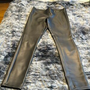 Express, size petite small, black, faux leather leggings. Tags on.